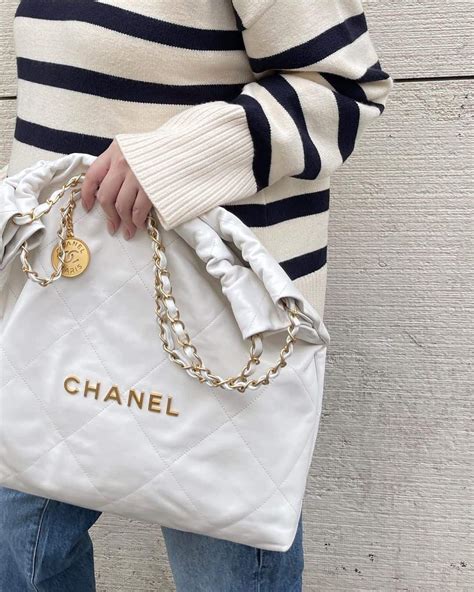 chanel 22 white|chanel 22 bag small price.